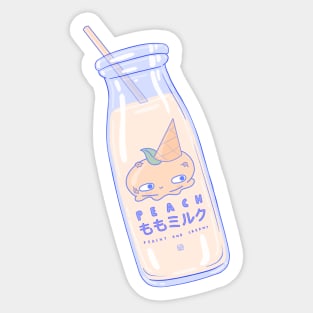 Peachy and Creamy Sticker